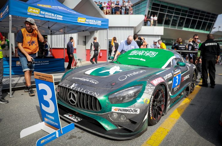 A podium and a Pro-Am class win for the Mercedes-AMG GT3 in Dubai season opener