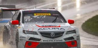 Peter Cunningham et RealTime Racing à Pikes Peak avec une Acura TLX modifiée
