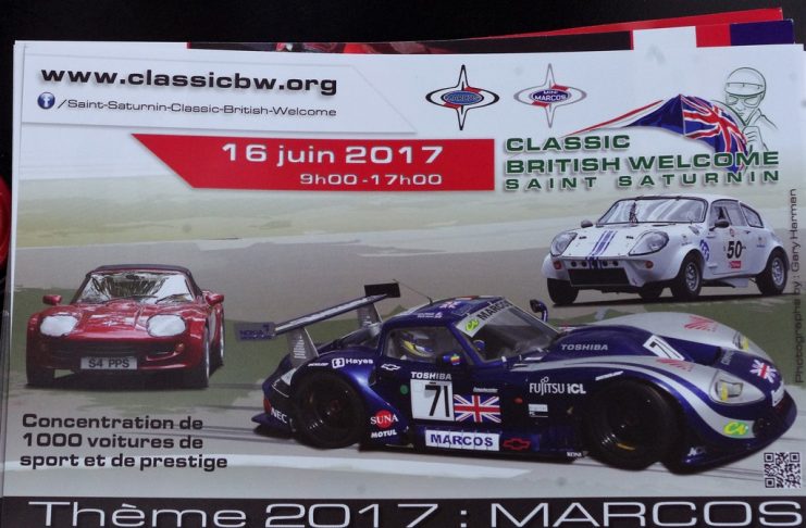 Le Saint-Saturnin Classic British Welcome 2017 met Marcos à l’honneur