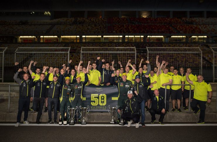 Les 50 victoires d’Aston Martin Racing en images
