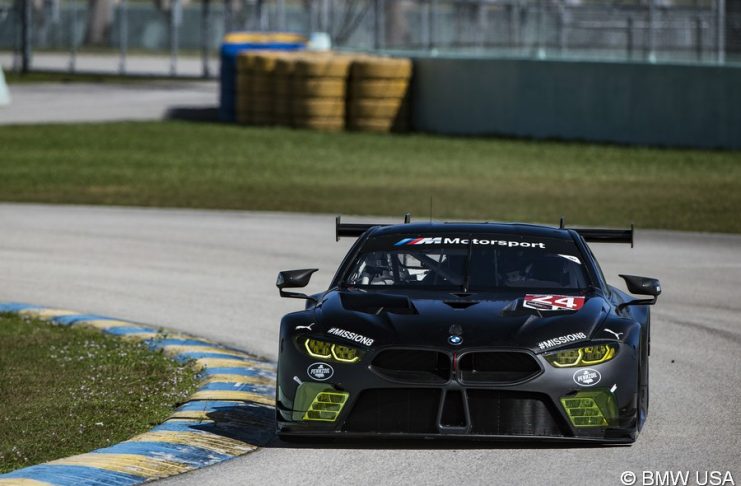 BMW Team RLL en essais à Homestead-Miami avec la M8 GTE avec De Phillippi