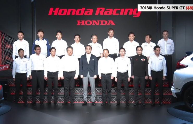 Cinq Honda NSX GT en 2018, Jenson Button chez Team Kunimitsu