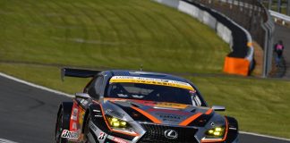 Trois Lexus RC F GT3 en piste cette saison
