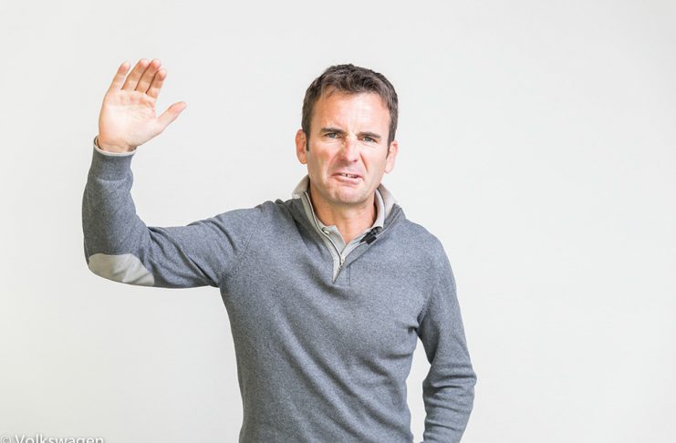 Romain Dumas, l’interview gestuelle…