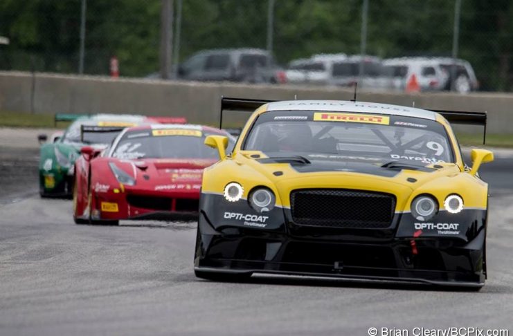 Road America, Course 1 : victoire de Alvaro Parente (Bentley Continental GT3)