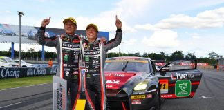 Buriram, GT300 : Yasuda/Hiranaka (Nissan GT-R GT3) vainqueurs