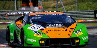 Budapest, Course 1 : Bortolotti/Engelhart (Lamborghini) se jouent de la météo