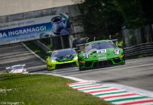 Monza : Dinamic Motorsport (Porsche) se joue de la pluie