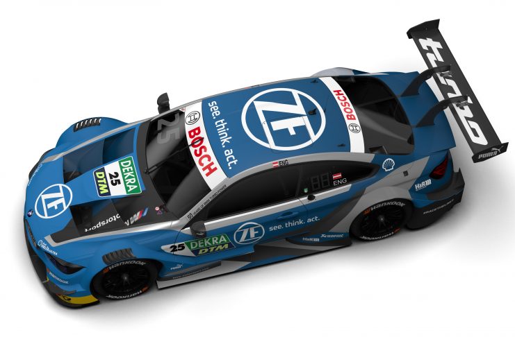 La BMW M4 DTM Philipp Eng aux couleurs de ZF