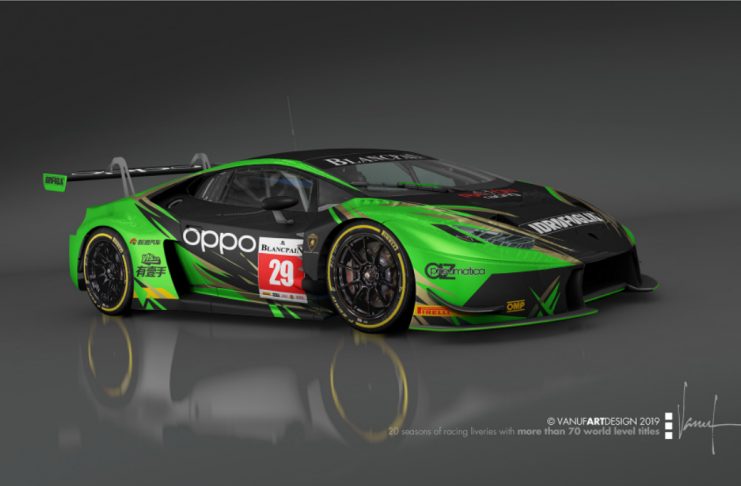 Raton Racing by Target montre les couleurs de sa Lamborghini