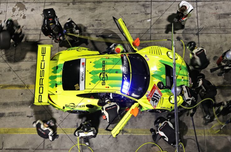 24H Nürburg : une Porsche devant deux Audi à 3h30 du damier…