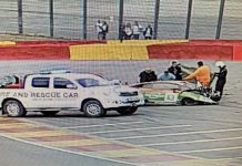 Essais 24H Spa : drapeau rouge à Spa, sortie d’une Lamborghini/Grasser