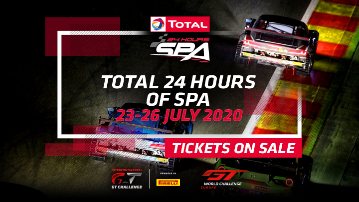24H de Spa à Spa Francorchamps (BE) (23 > 26/07/2020) 720x405_ticket-sale