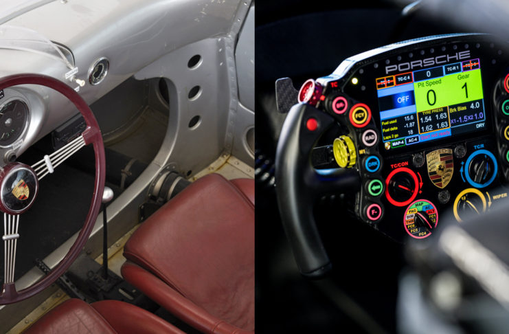 Le volant Porsche : d’un simple outil à un élément multifonctions en seulement 20 ans