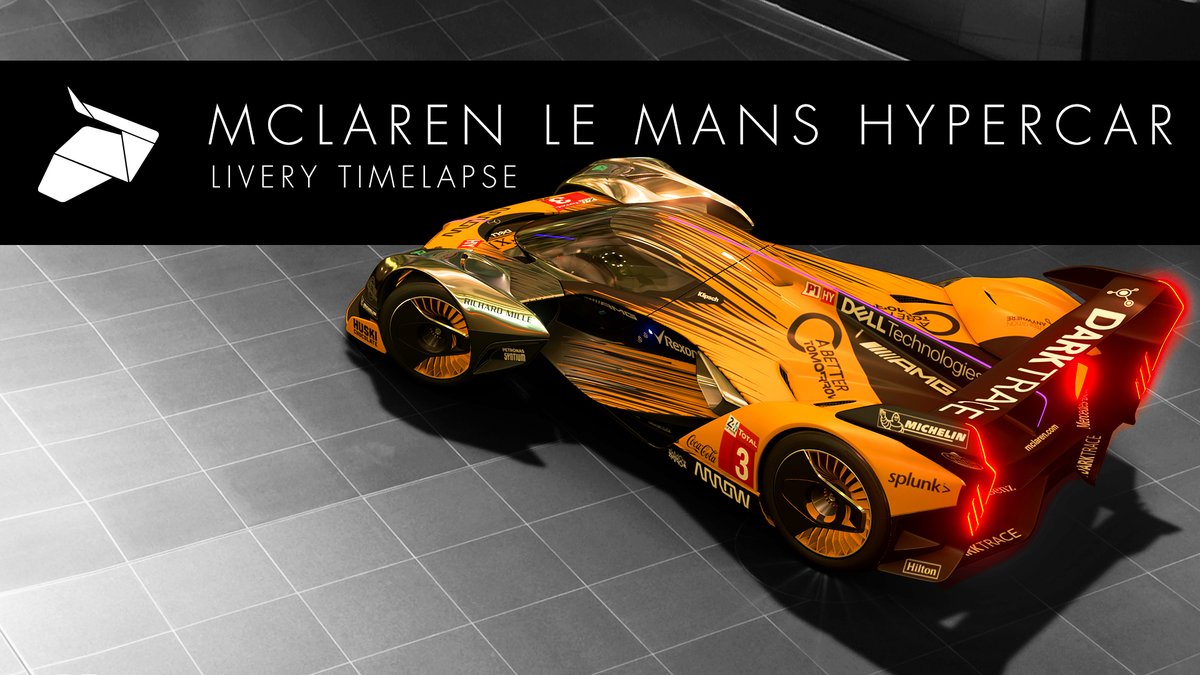 VidÃ©o : timelapse McLaren Le Mans Hypercar by Sean Bull Design
