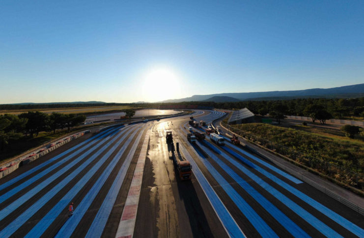La piste du Circuit Paul Ricard se refait une beauté