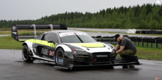 Vidéo : l’Audi R8 1:1 en piste