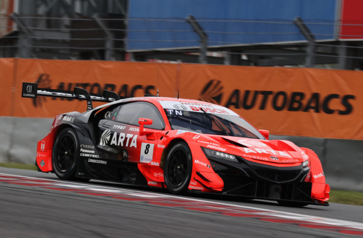 SUPER GT, Fuji : Fukuzumi (Honda NSX-GT) en pole position