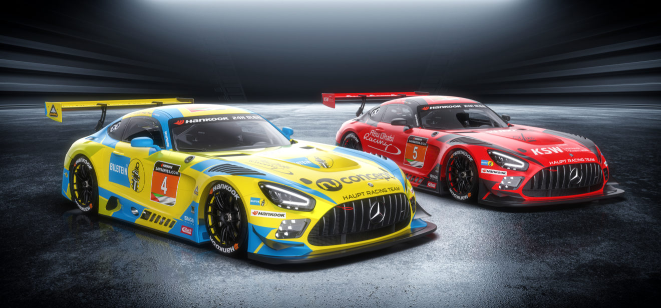 HRT dévoile ses deux MercedesAMG GT3 pour les 24H de Dubai Endurance