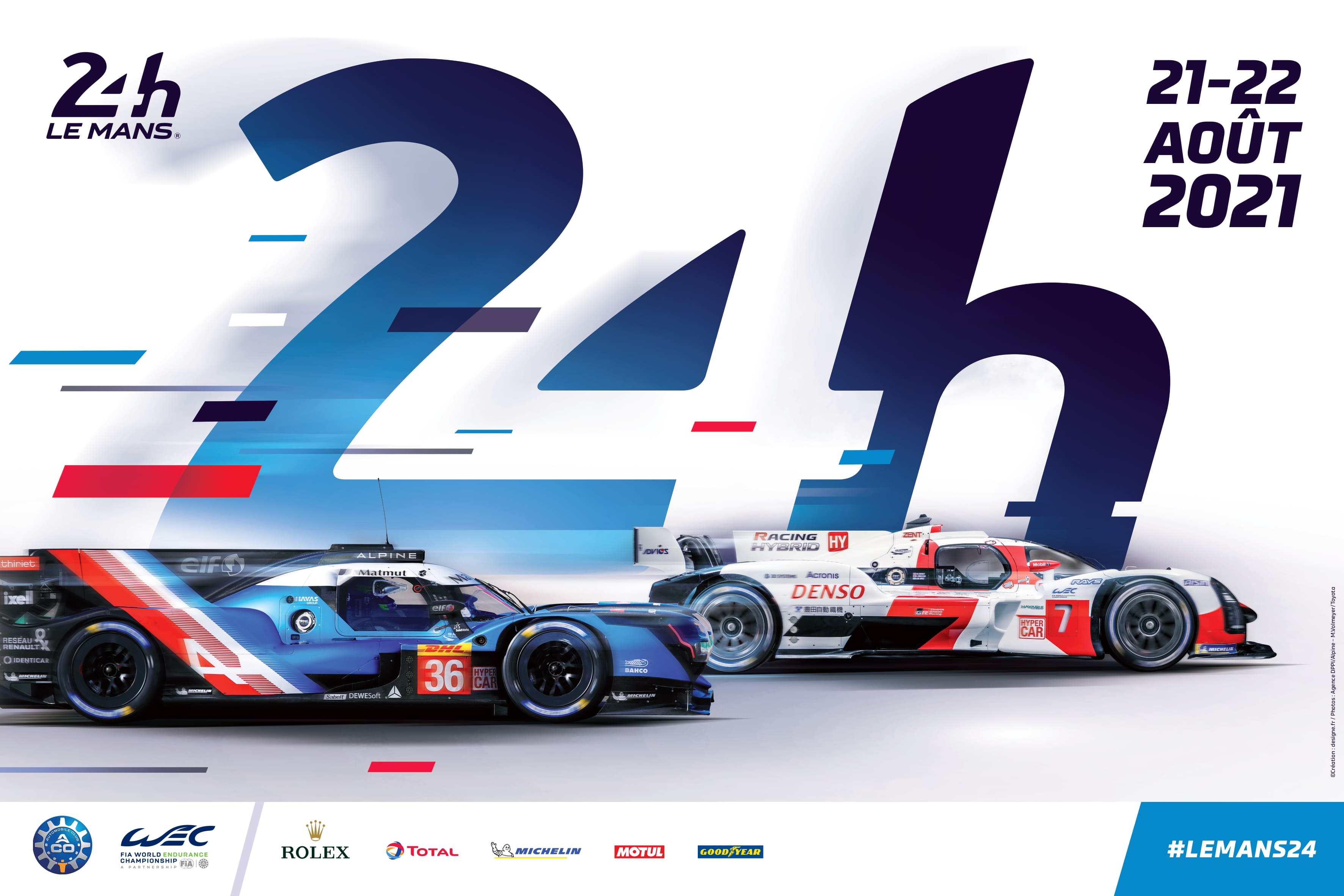 L’affiche des 24H du Mans 2021 dévoilée ! Endurance info