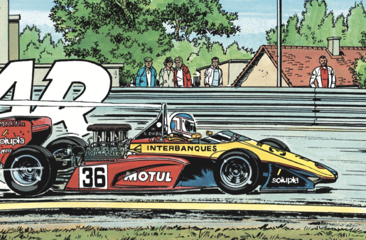 Fabien Giroix héros de l’album F3000 et 3e au Mans sur une Vaillante